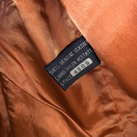 VINTAGE WILSONS leather blazer size 12 - Picture 7 of 10